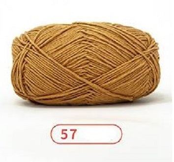 Rainbow Yarn Milk Cotton Yarn 5 ply Cake Gradient & Solid Color 100g
