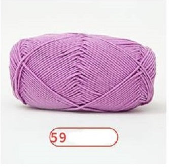 Rainbow Yarn Milk Cotton Yarn 5 ply Cake Gradient & Solid Color 100g
