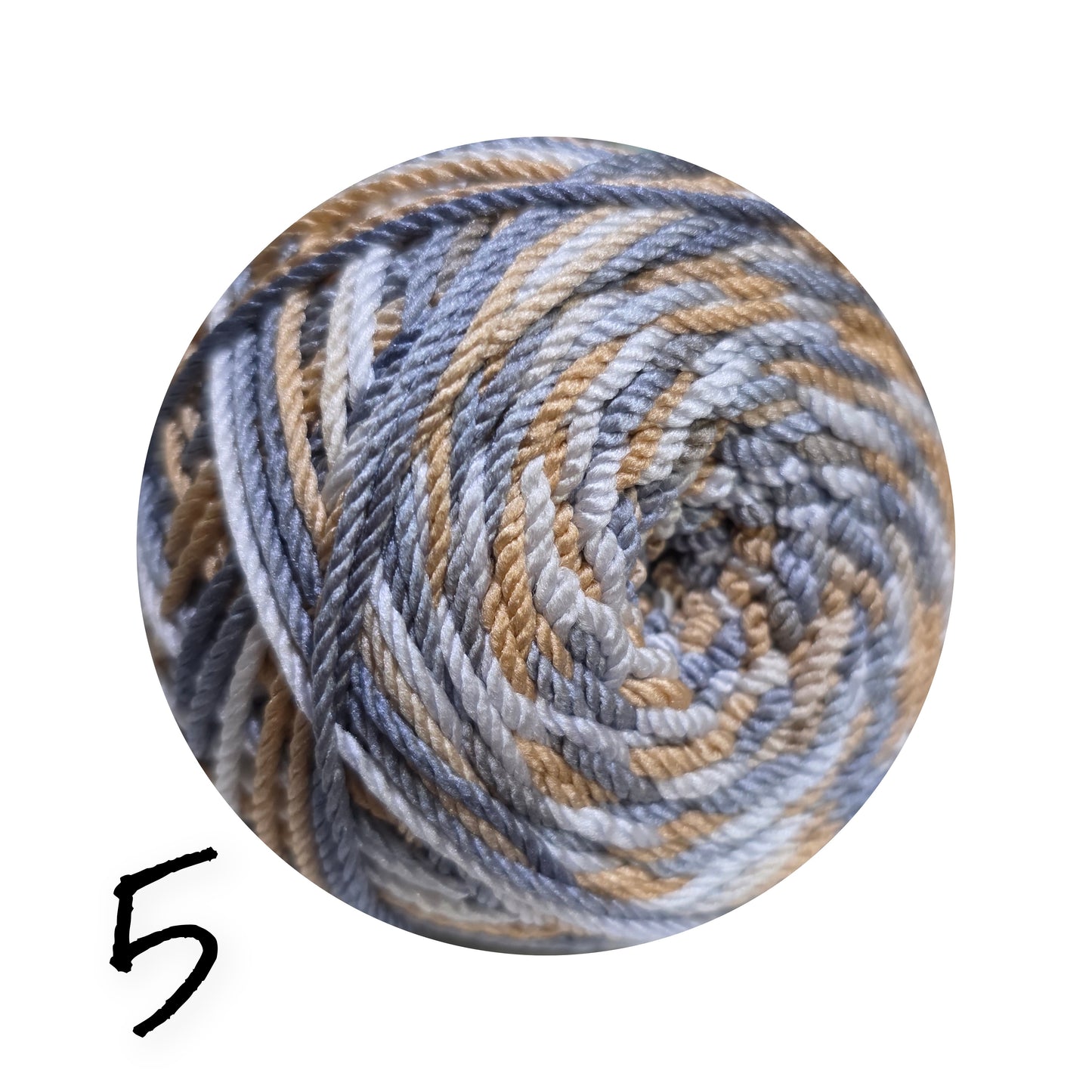 Polyester Yarn Gradient Mix Multi Color 100g