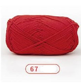 Rainbow Yarn Milk Cotton Yarn 5 ply Cake Gradient & Solid Color 100g