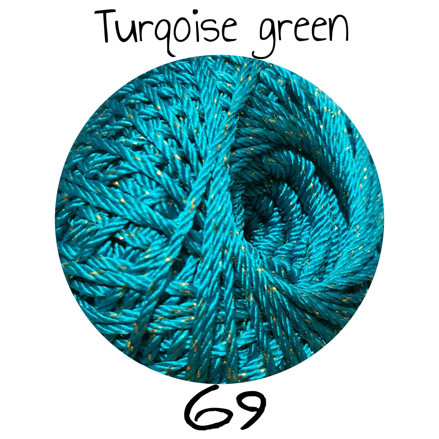 Polyester Glitter Yarn 100g