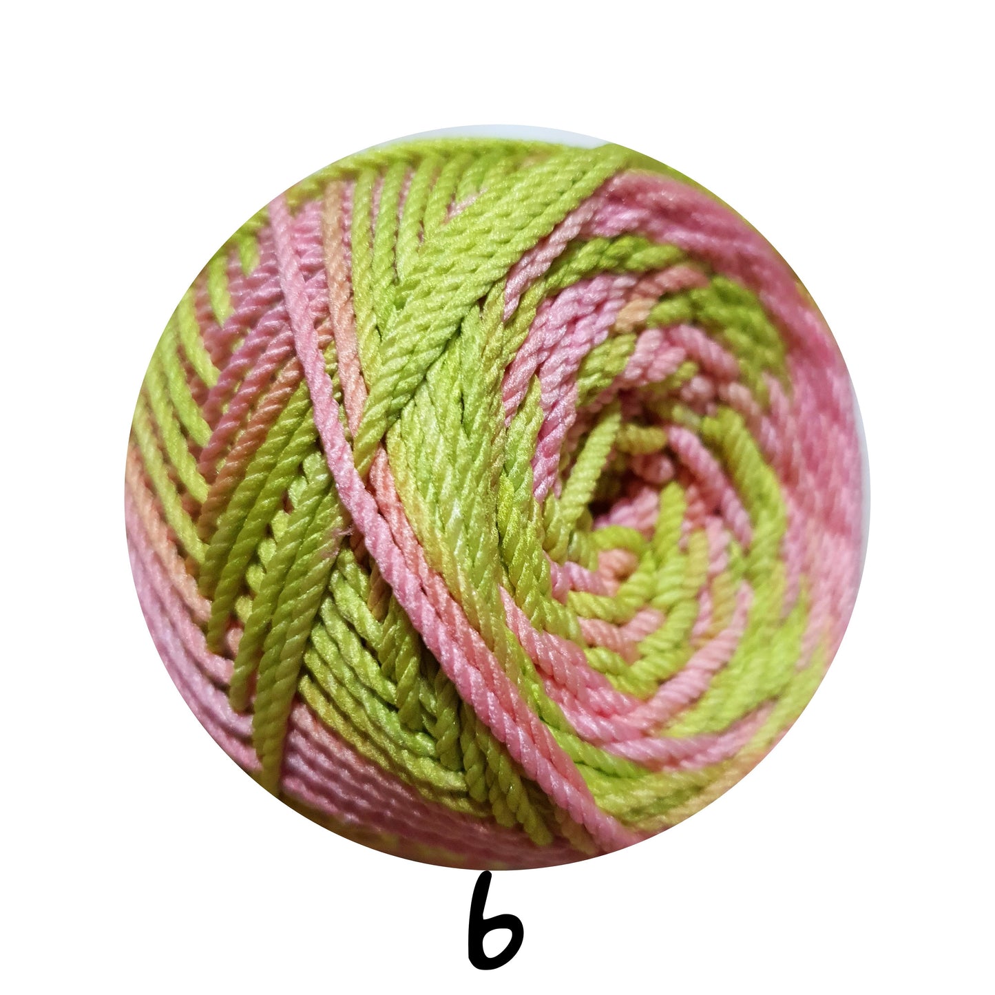 Polyester Yarn Gradient Mix Multi Color 100g