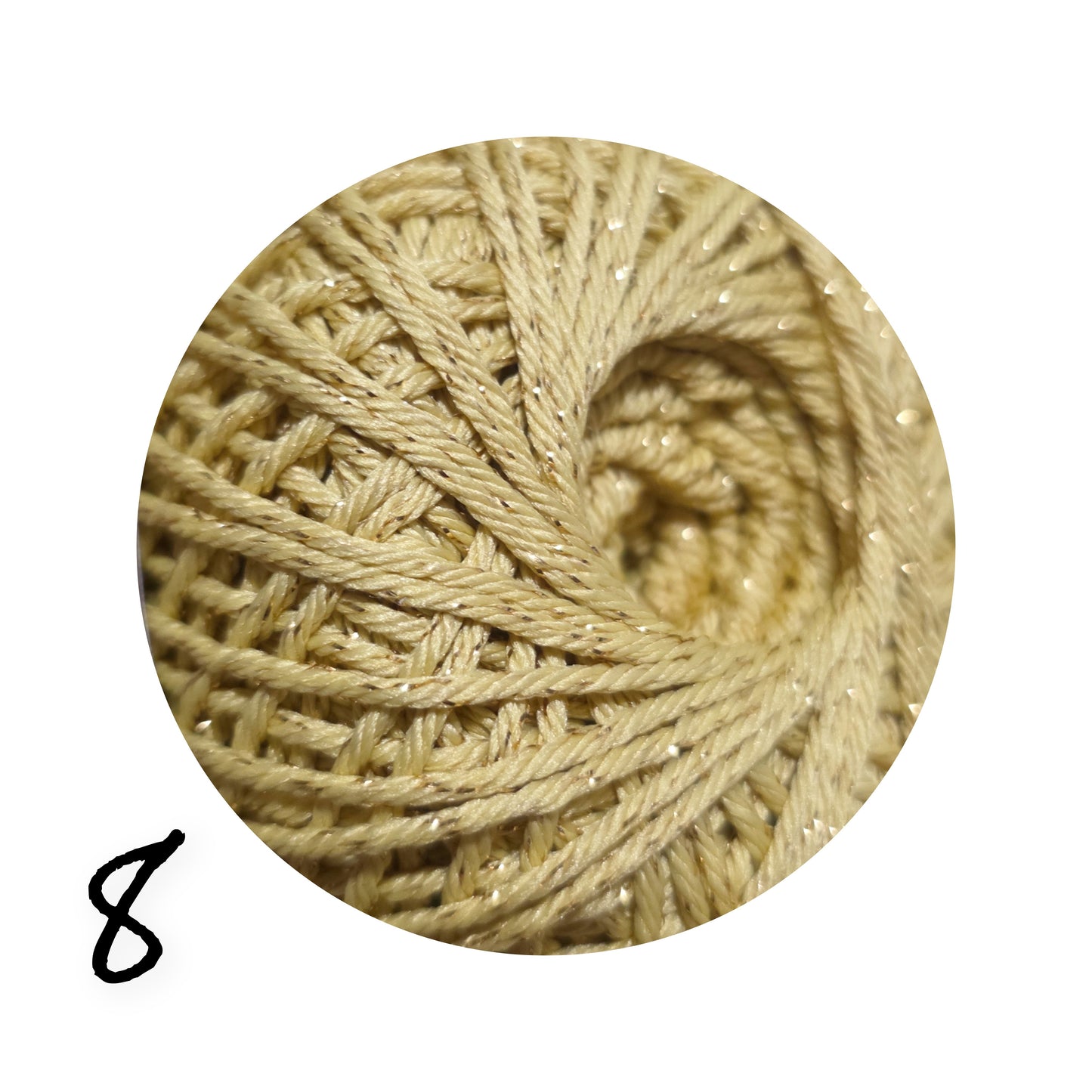 Polyester Glitter Yarn 100g