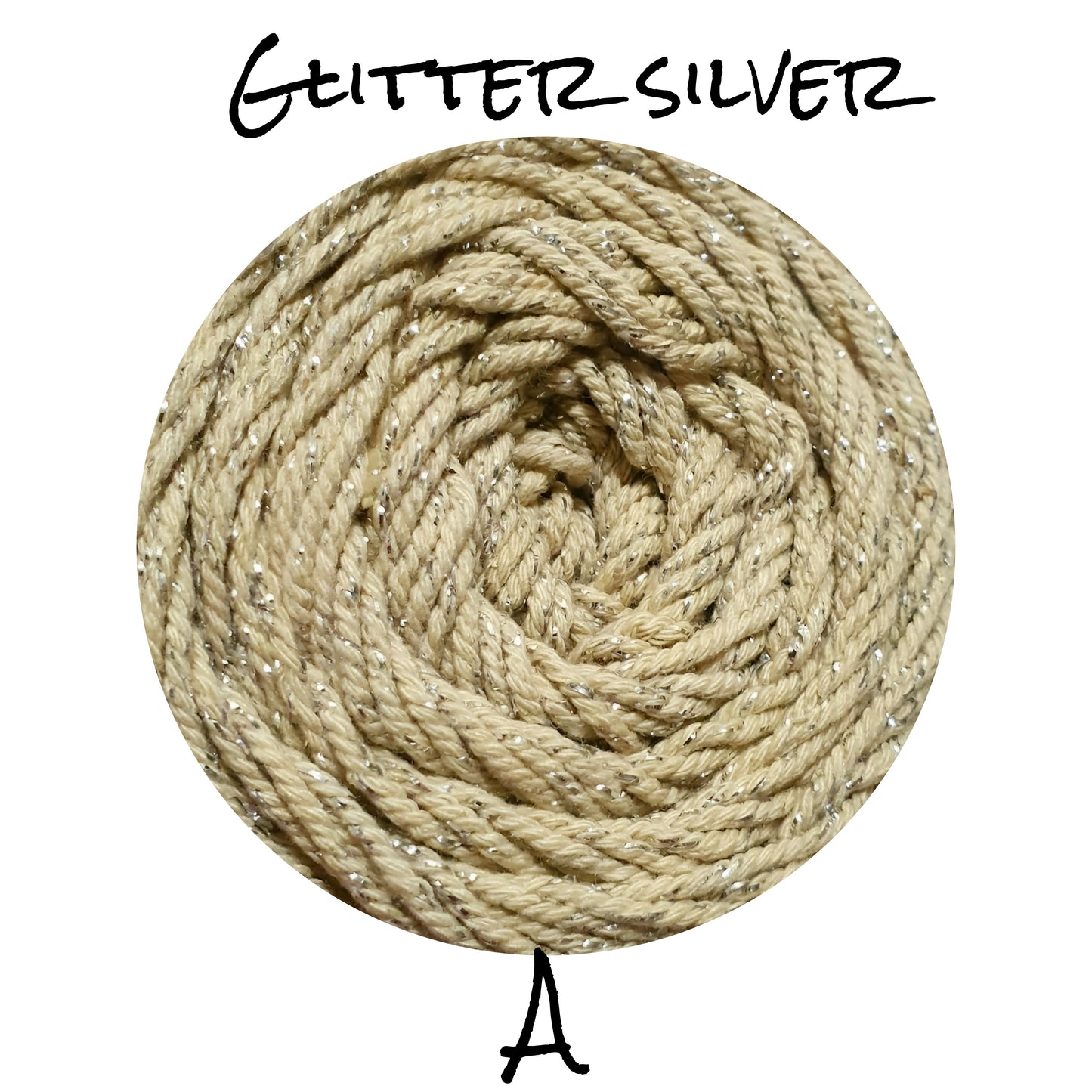 Cotton Macrame Cord Twisted 2mm thickness