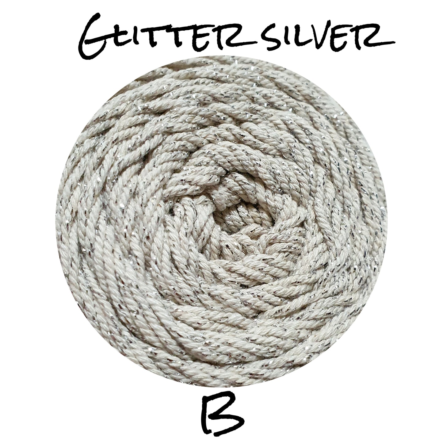 Cotton Macrame Cord Twisted 2mm thickness