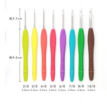 Clover Crochet Hook Amure 43-321 Japan Set