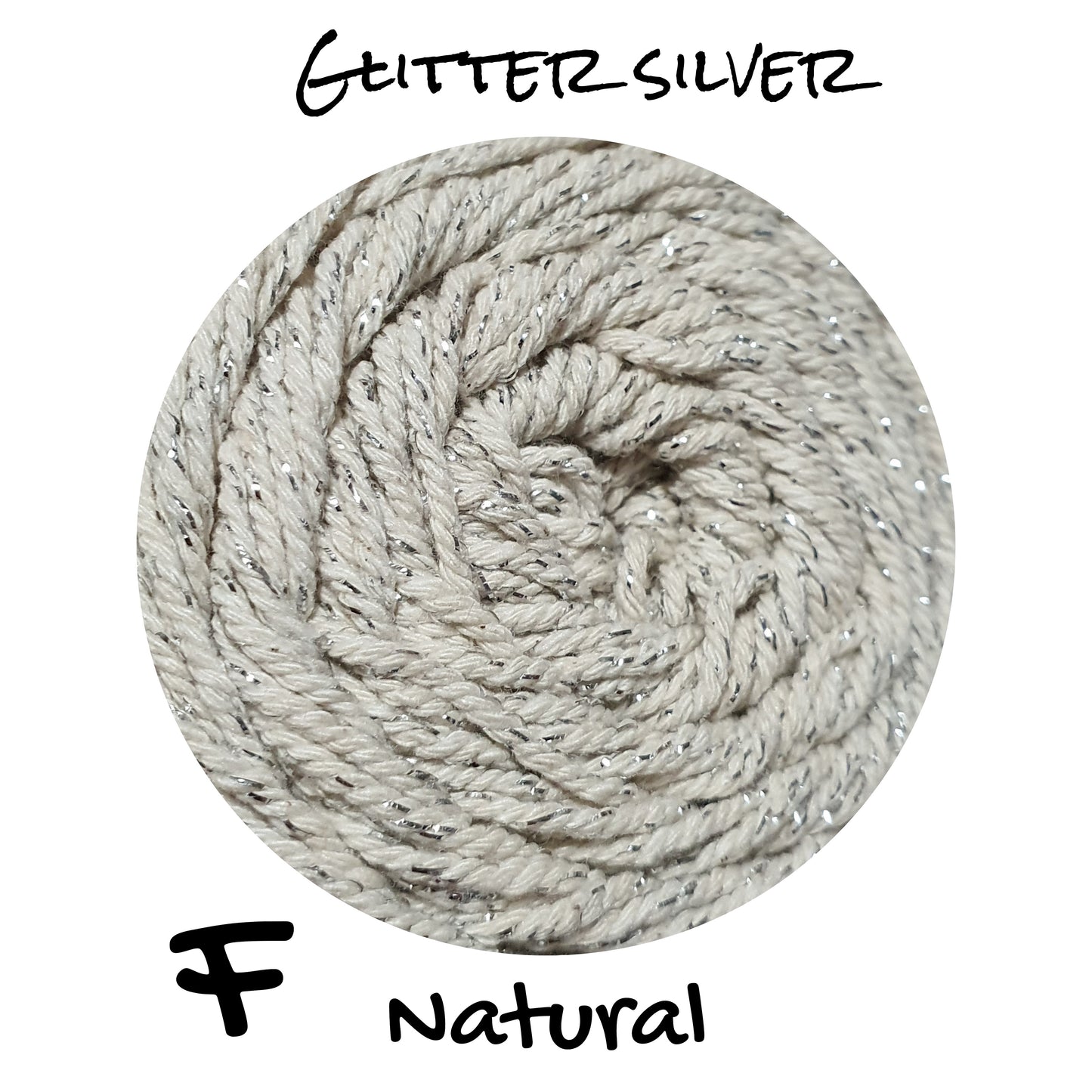 Cotton Macrame Cord Twisted 2mm thickness