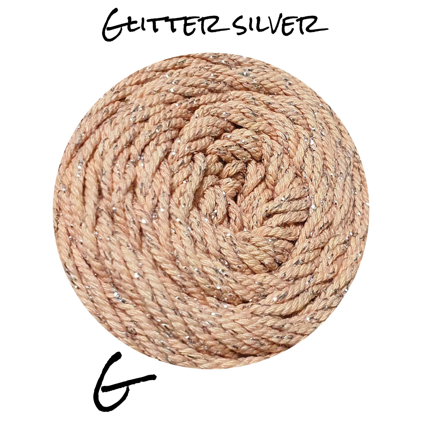 Cotton Macrame Cord Twisted 2mm thickness