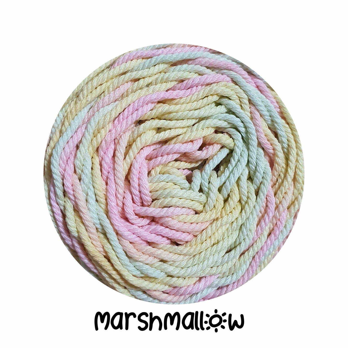 Cotton Macrame Cord Twisted 2mm thickness