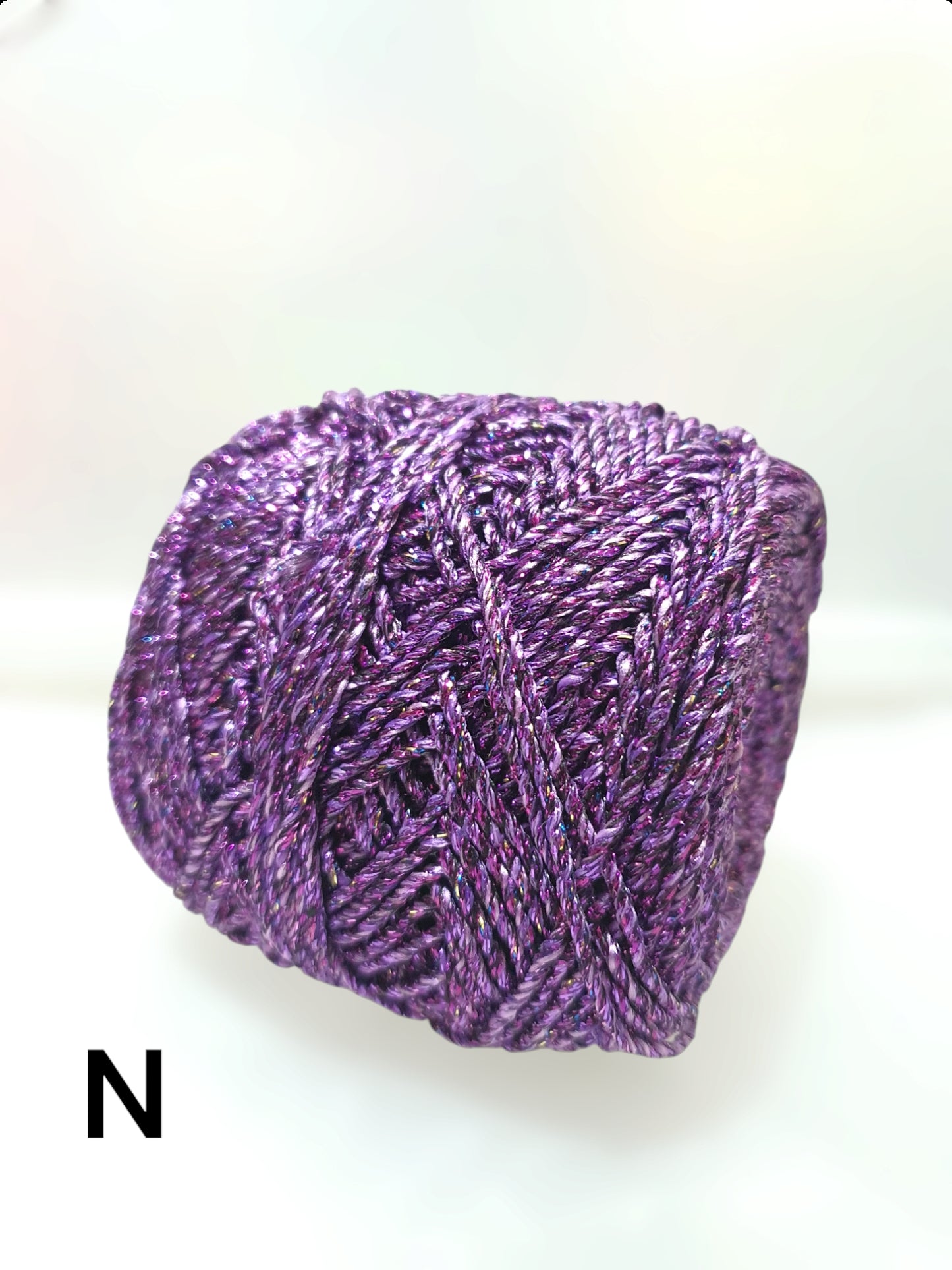 Metallic Lurex Glitter Gold Silver Yarn Thread