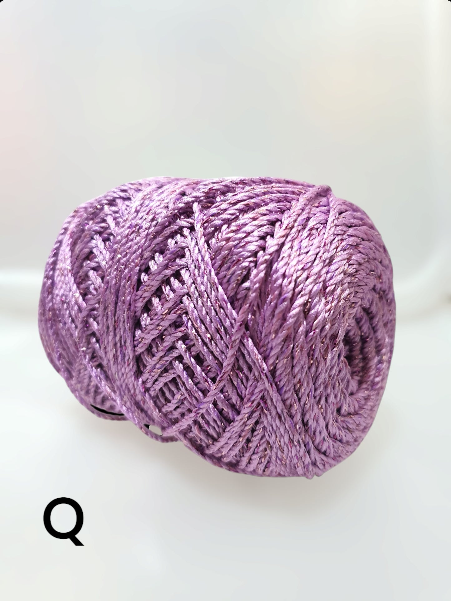 Metallic Lurex Glitter Gold Silver Yarn Thread