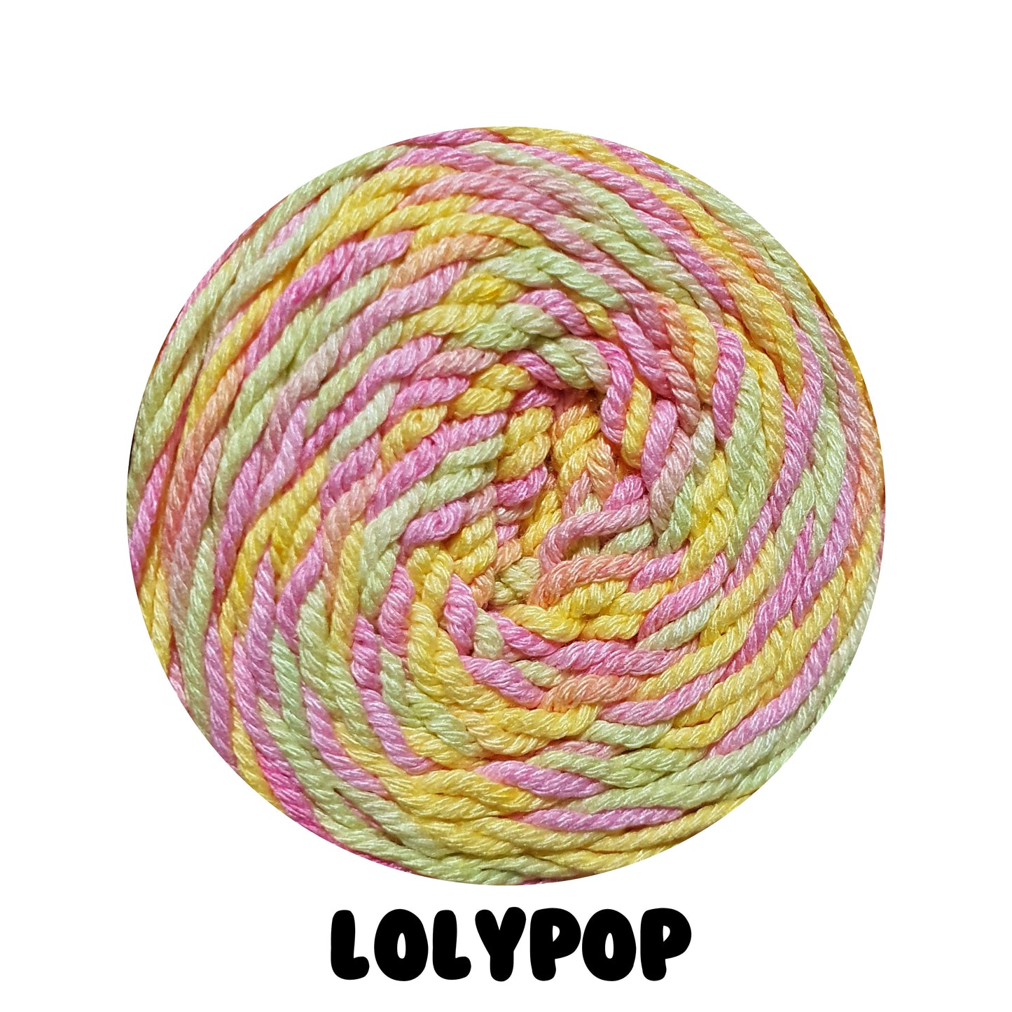 Cotton Macrame Cord Twisted 2mm thickness