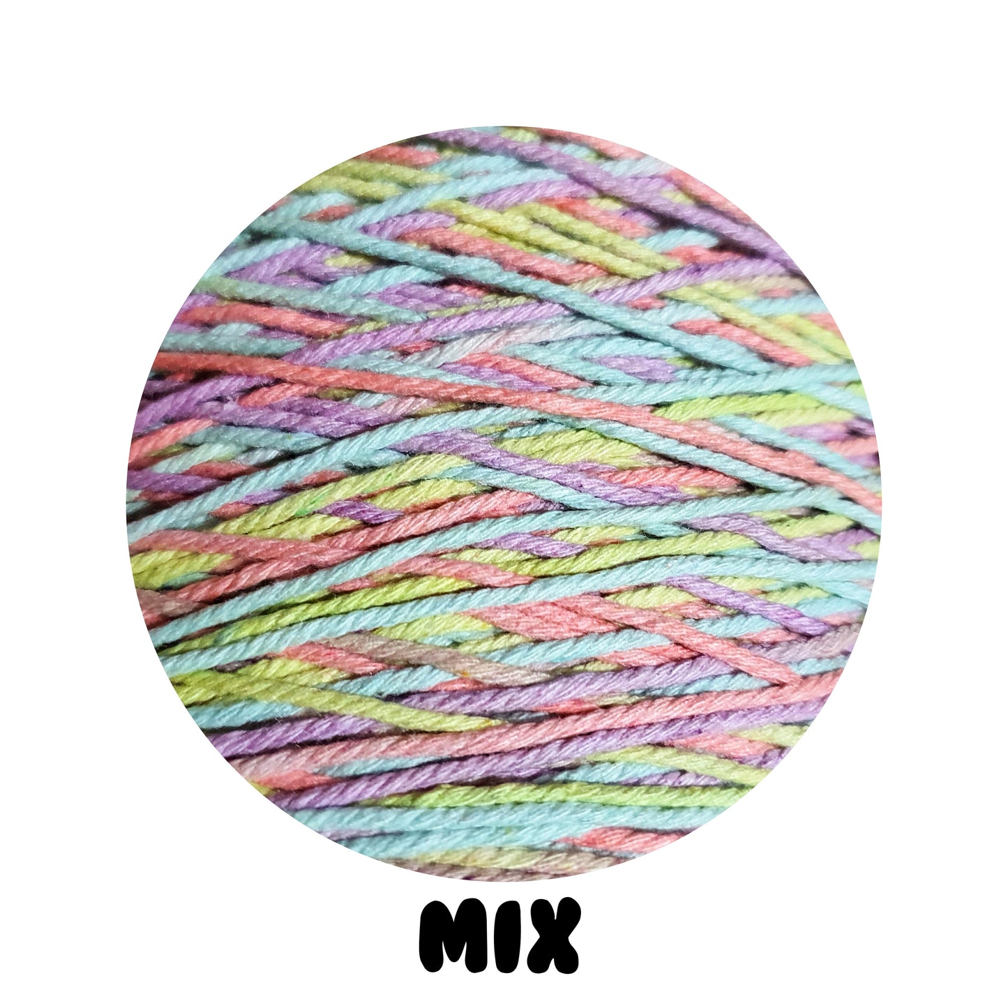 Cotton Macrame Cord Twisted 2mm thickness