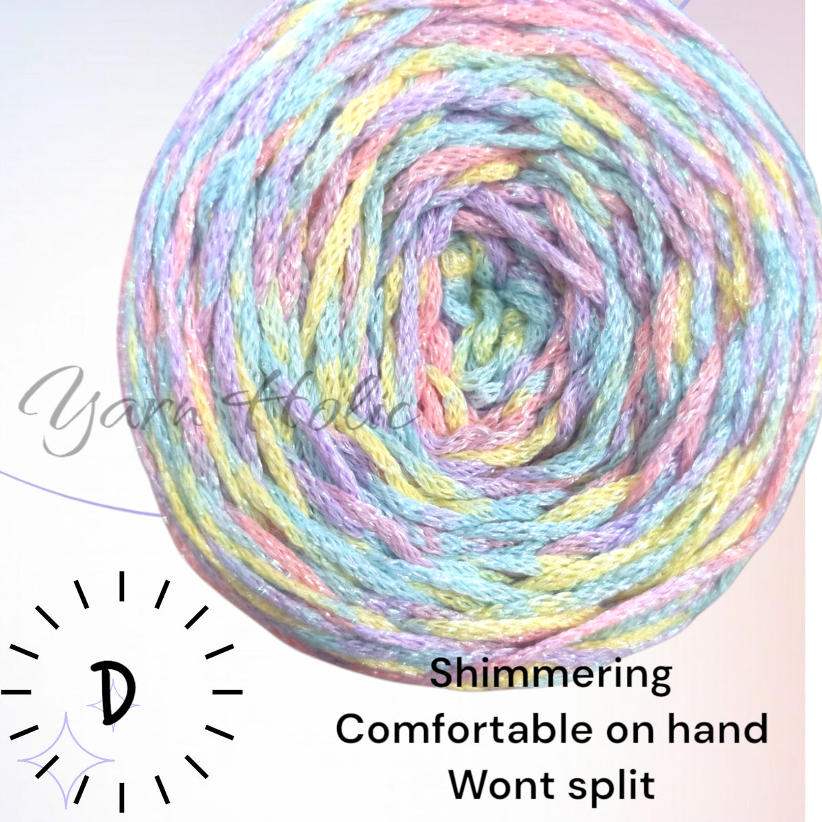 Cotton Hollow cord 2.5mm thickness mix