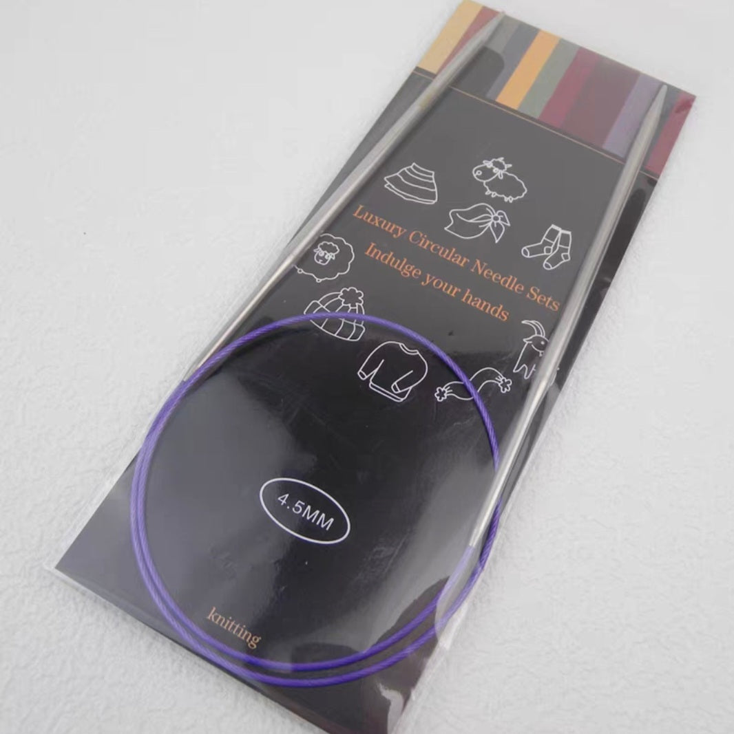 Knitting Needle stainless Steel 40cm, 65cm, 80cm and 100cm