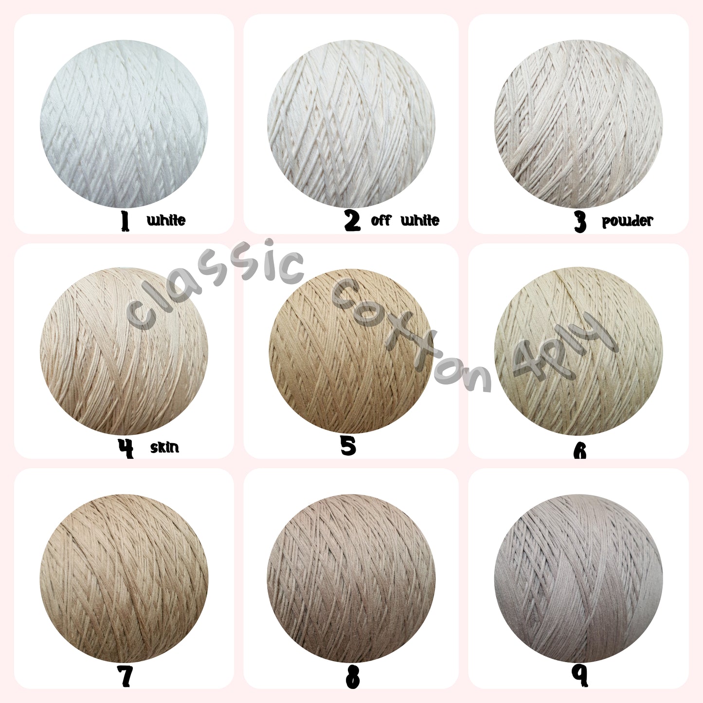 Classic cotton sport 4ply 100gr