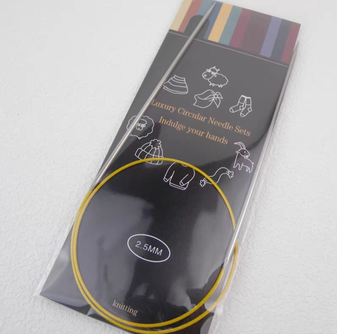 Knitting Needle stainless Steel 40cm, 65cm, 80cm and 100cm