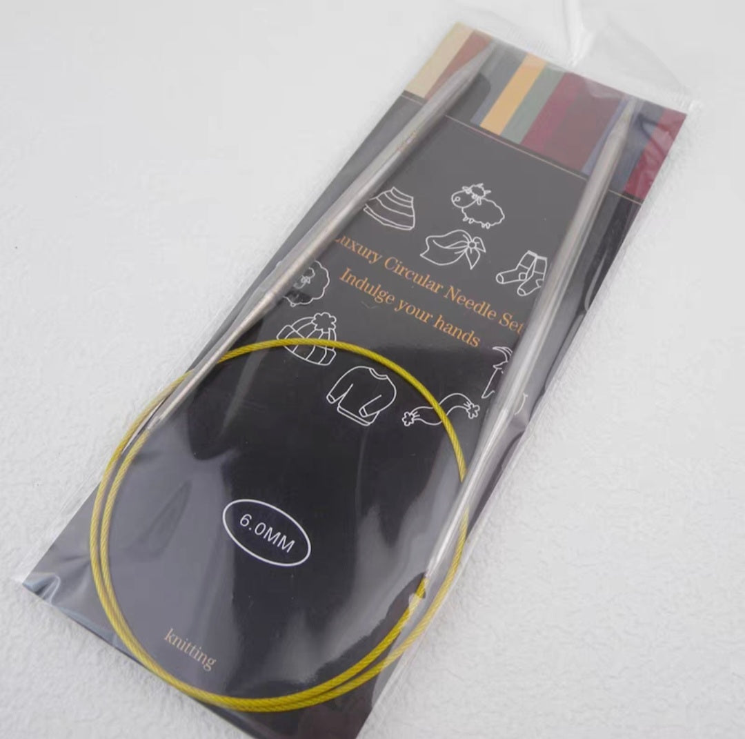 Knitting Needle stainless Steel 40cm, 65cm, 80cm and 100cm