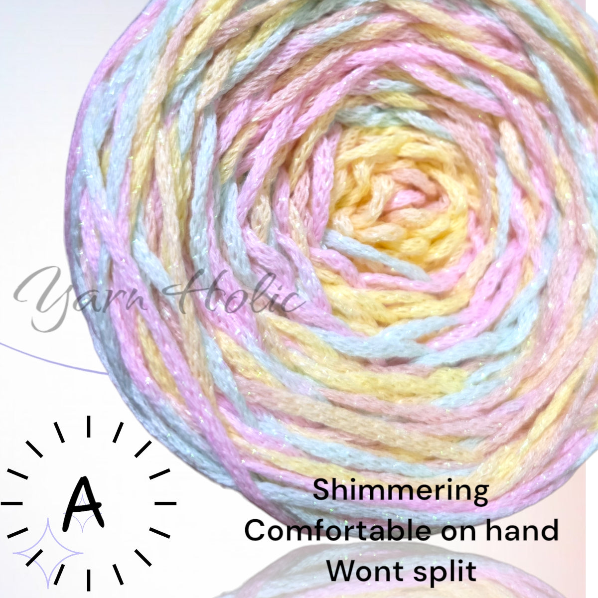 Cotton Hollow cord 2.5mm thickness mix