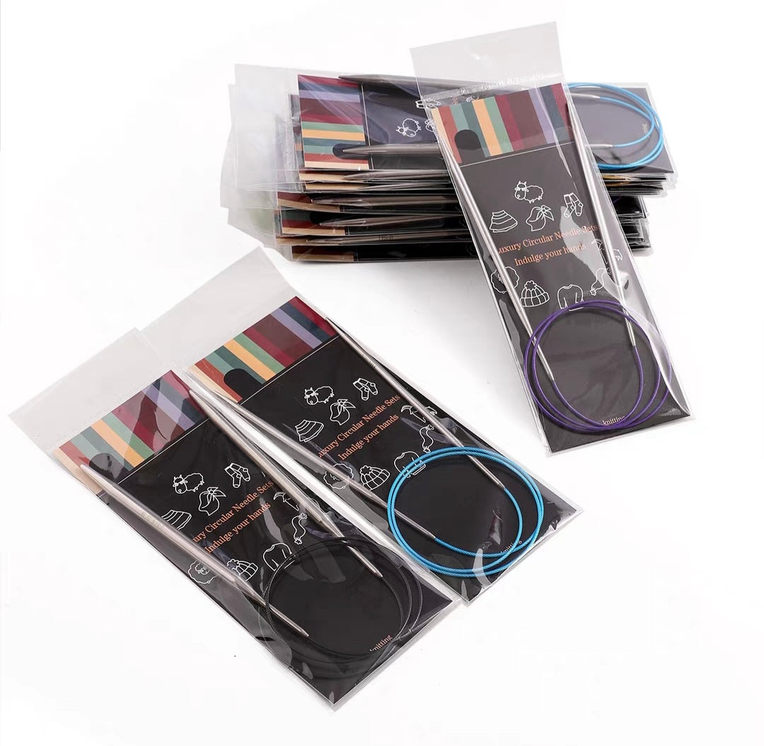 Knitting Needle stainless Steel 40cm, 65cm, 80cm and 100cm