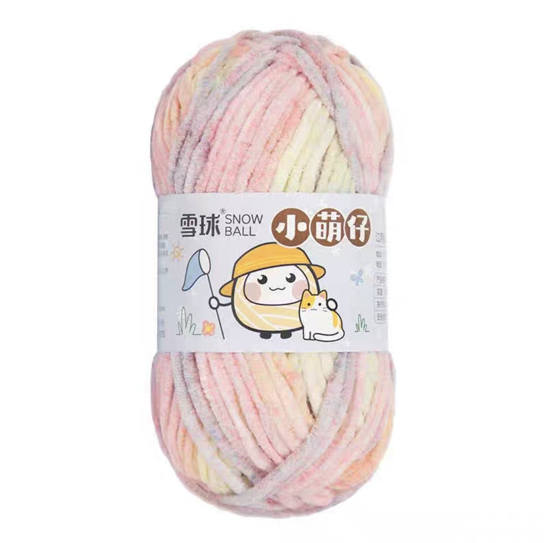 Chenille udon yarn 3.5mm thickness