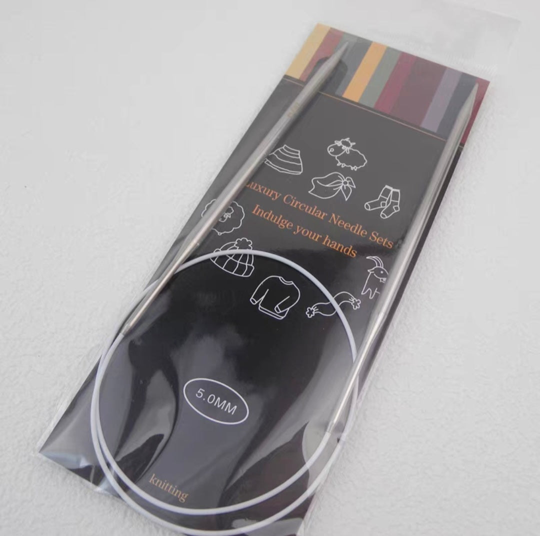 Knitting Needle stainless Steel 40cm, 65cm, 80cm and 100cm