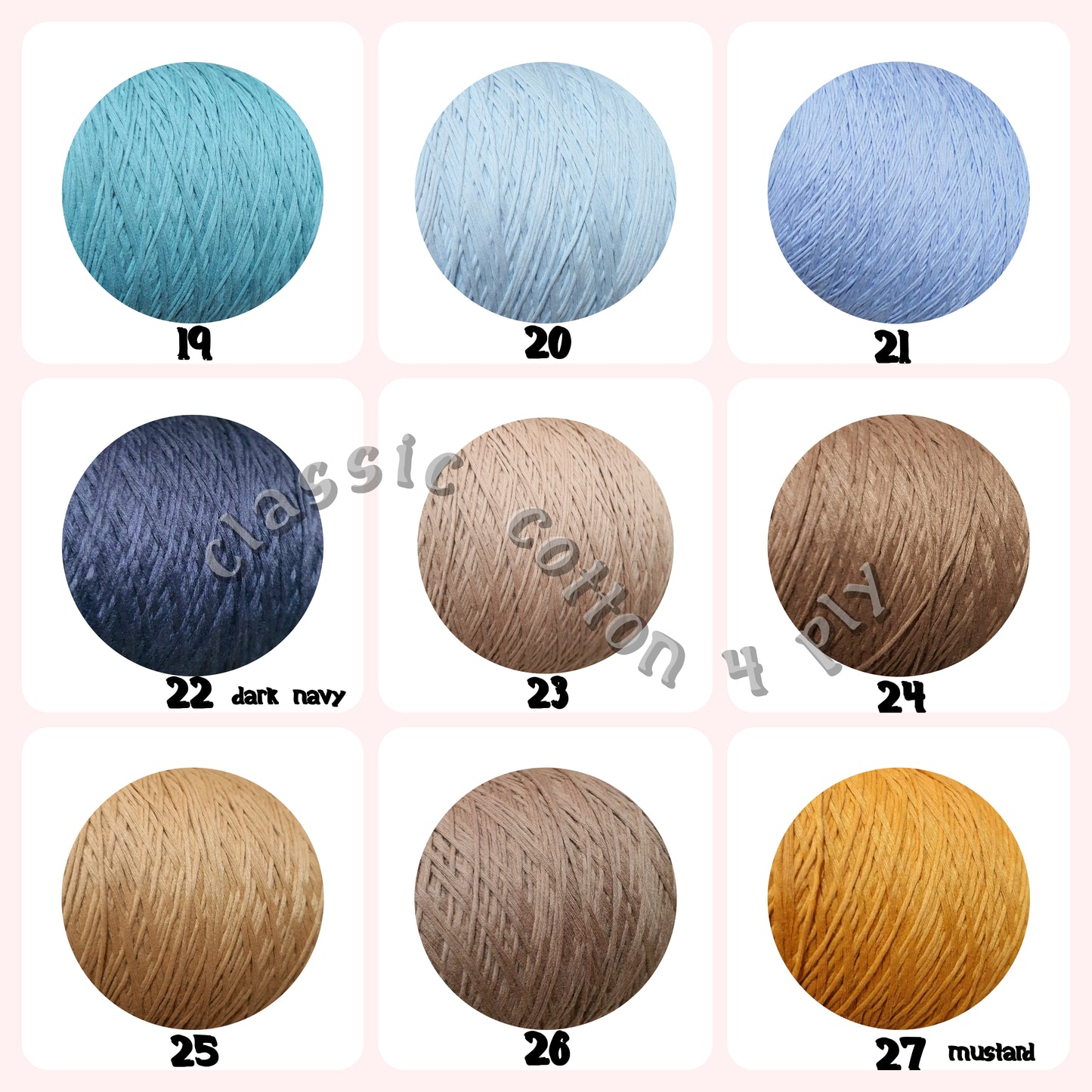 Classic cotton sport 4ply 100gr