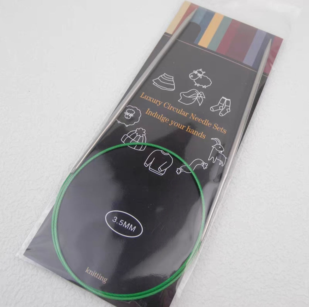 Knitting Needle stainless Steel 40cm, 65cm, 80cm and 100cm