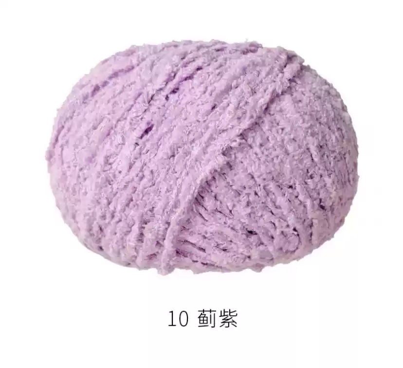 Towel Furry Yarn for crochet dolls DIY(50g)