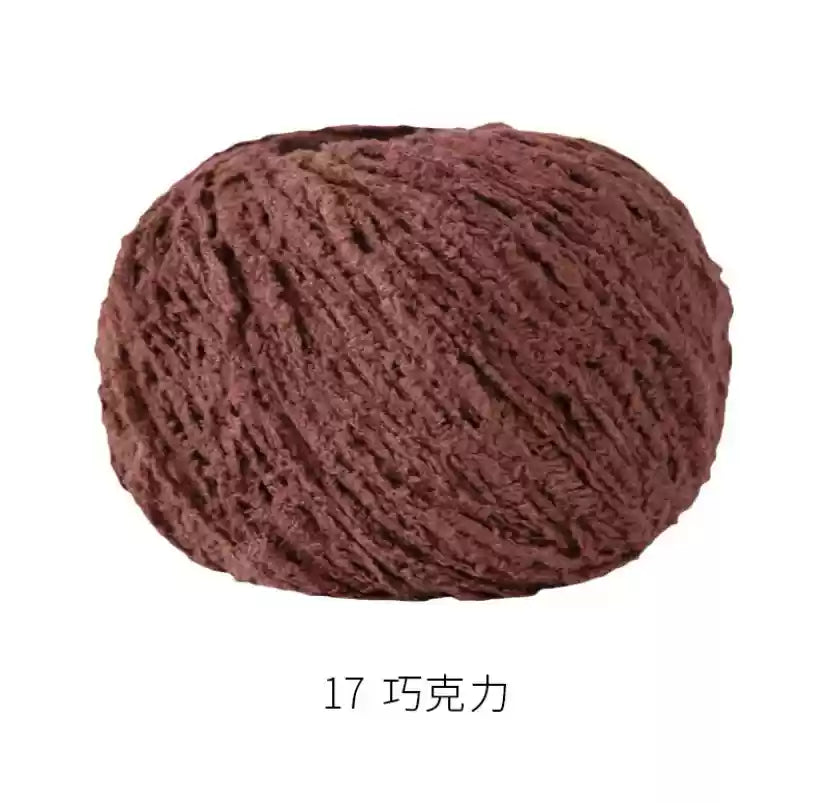 Towel Furry Yarn for crochet dolls DIY(50g)