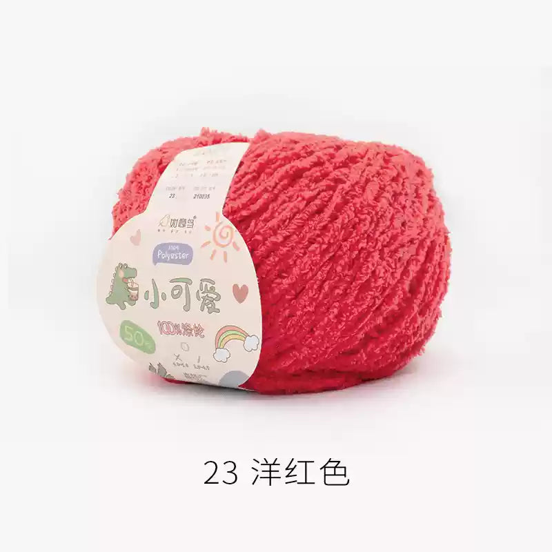 Towel Furry Yarn for crochet dolls DIY(50g)