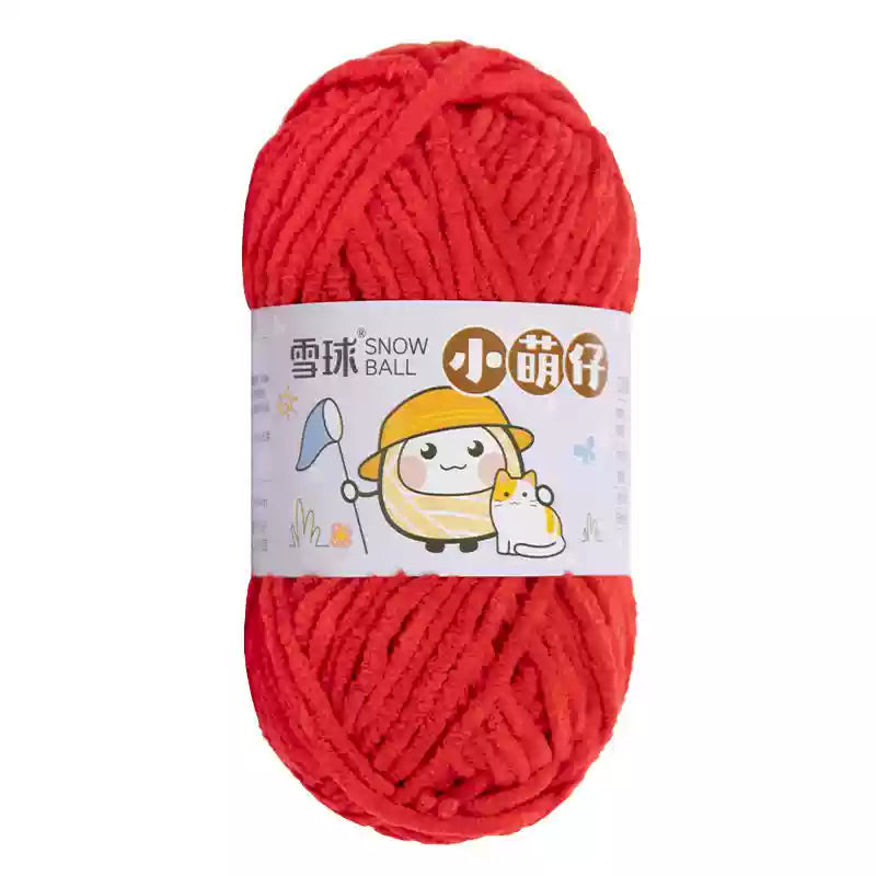 Chenille udon yarn 3.5mm thickness