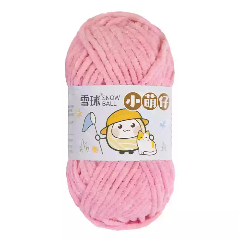 Chenille udon yarn 3.5mm thickness