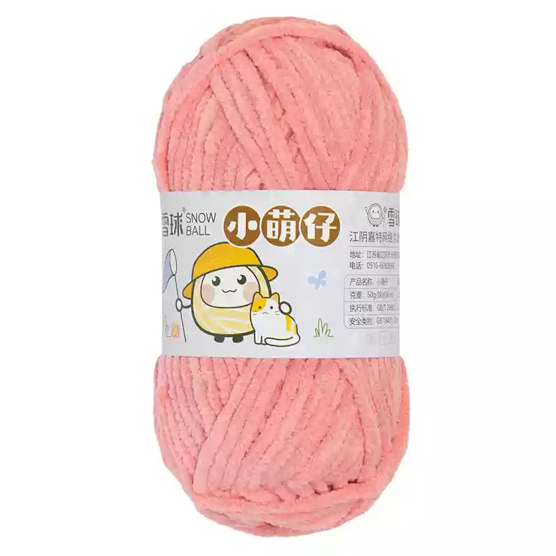 Chenille udon yarn 3.5mm thickness