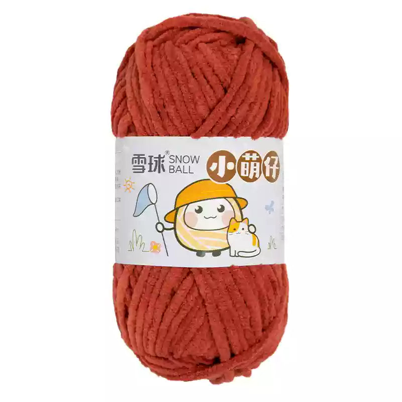 Chenille udon yarn 3.5mm thickness