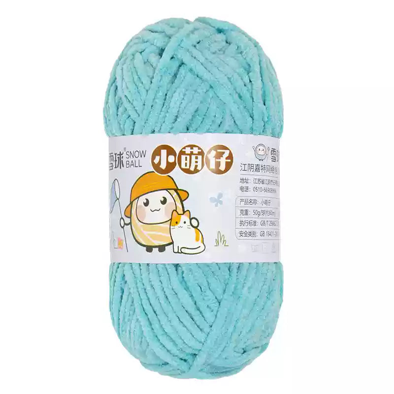 Chenille udon yarn 3.5mm thickness