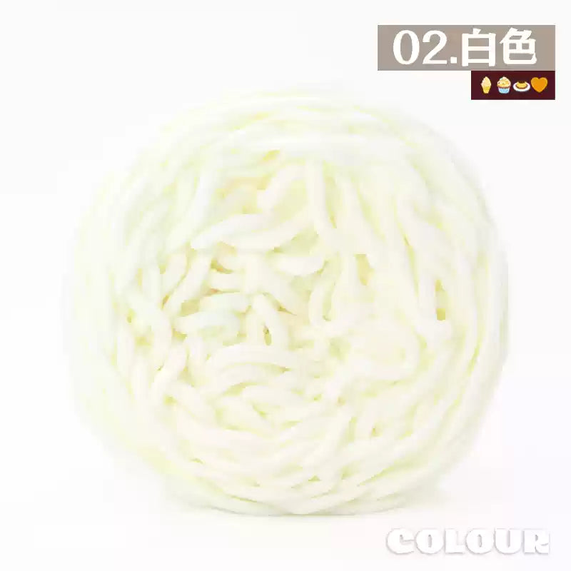 Chenille Udon Yarn 6mm 160gr Bulky