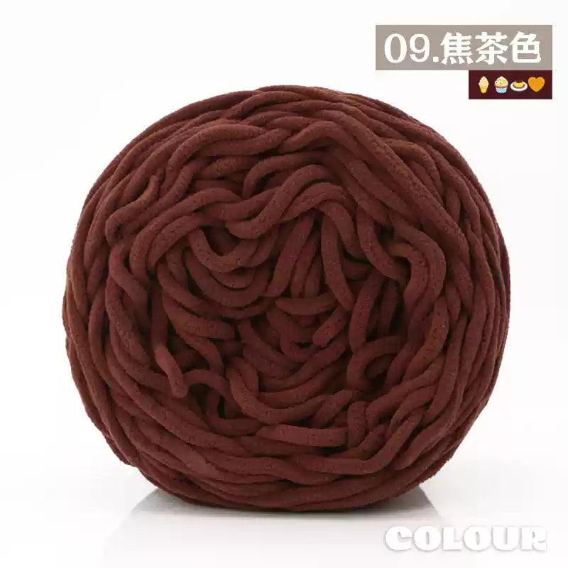 Chenille Udon Yarn 6mm 160gr Bulky