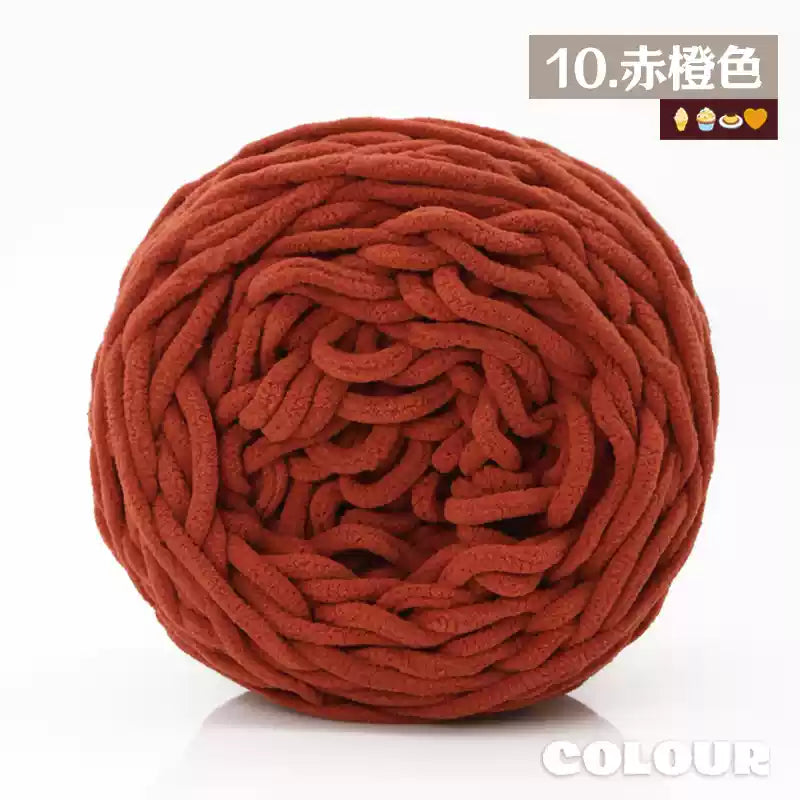 Chenille Udon Yarn 6mm 160gr Bulky