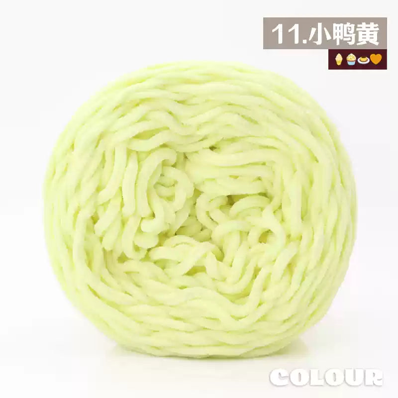 Chenille Udon Yarn 6mm 160gr Bulky