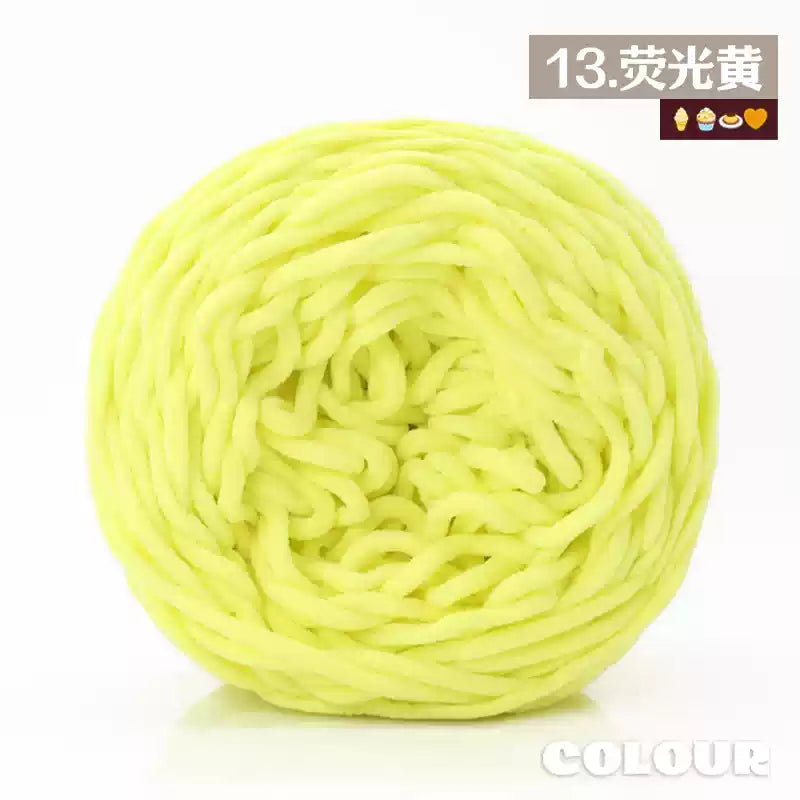 Chenille Udon Yarn 6mm 160gr Bulky