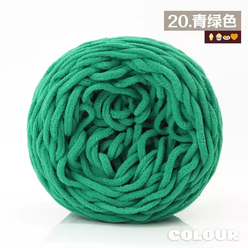 Chenille Udon Yarn 6mm 160gr Bulky