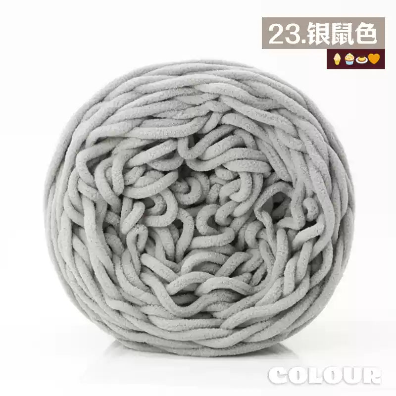 Chenille Udon Yarn 6mm 160gr Bulky