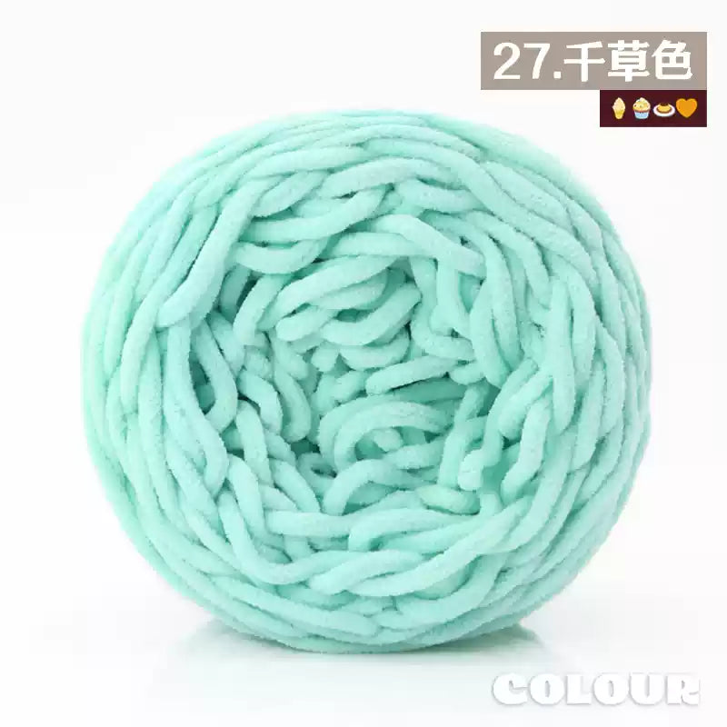 Chenille Udon Yarn 6mm 160gr Bulky