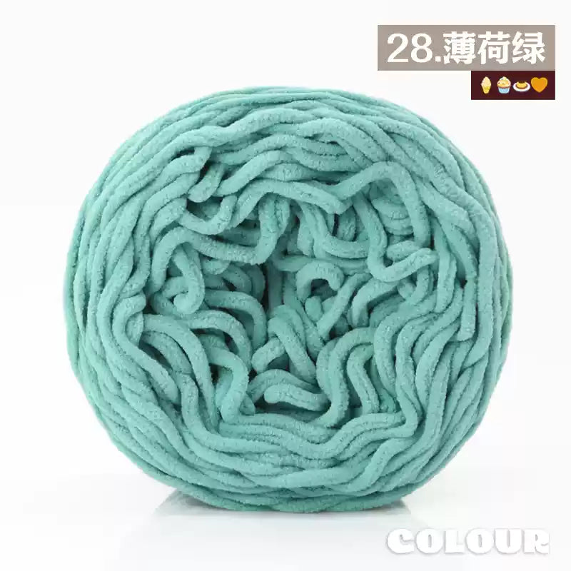 Chenille Udon Yarn 6mm 160gr Bulky