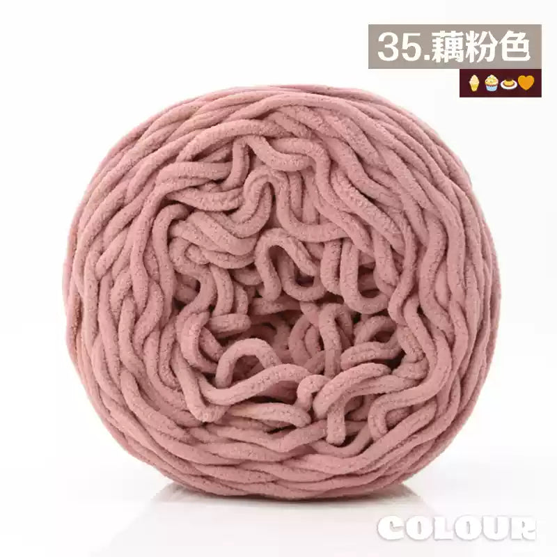 Chenille Udon Yarn 6mm 160gr Bulky