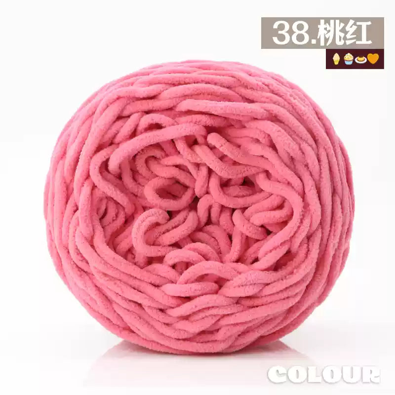 Chenille Udon Yarn 6mm 160gr Bulky