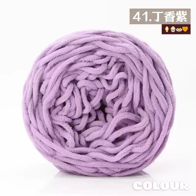 Chenille Udon Yarn 6mm 160gr Bulky