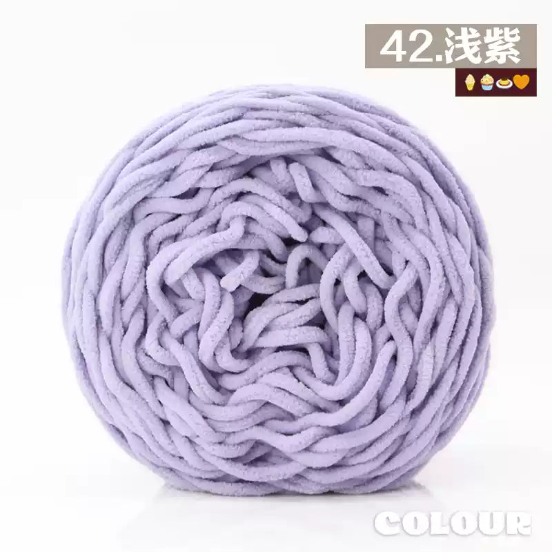 Chenille Udon Yarn 6mm 160gr Bulky