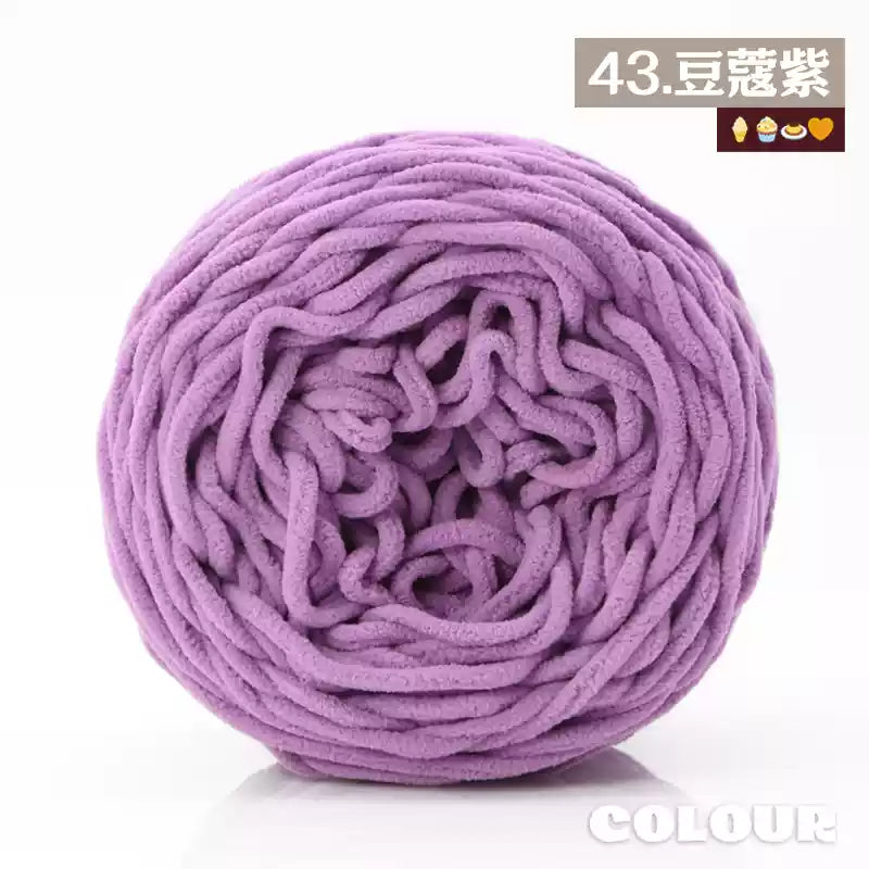 Chenille Udon Yarn 6mm 160gr Bulky